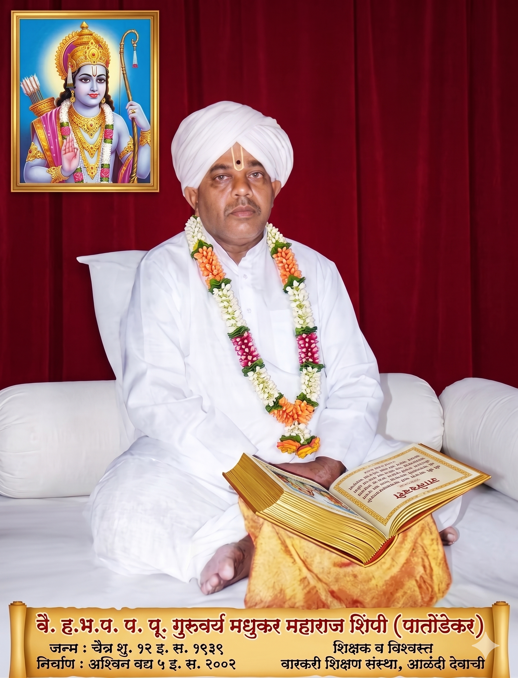 वै. ह.भ.प. प. पू. गुरुवर्य मधुकर महाराज शिंपी